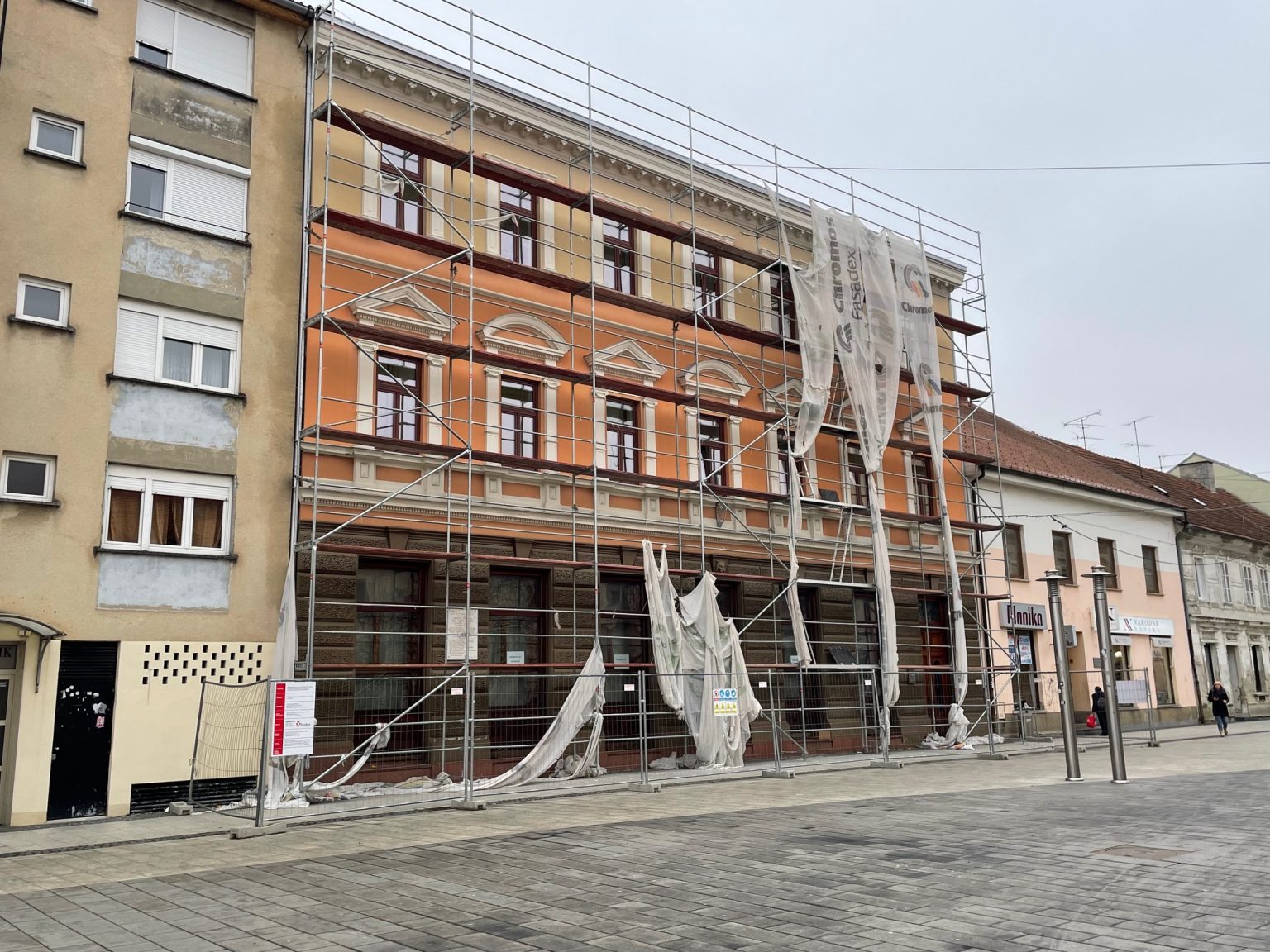 Ružna slika u centru grada Čakovca
